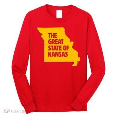 The Great State Of Kansas Long Sleeve Shirt