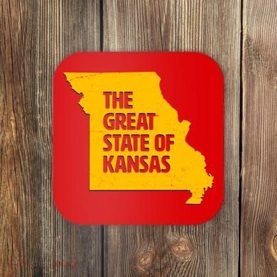 The Great State Of Kansas Coaster