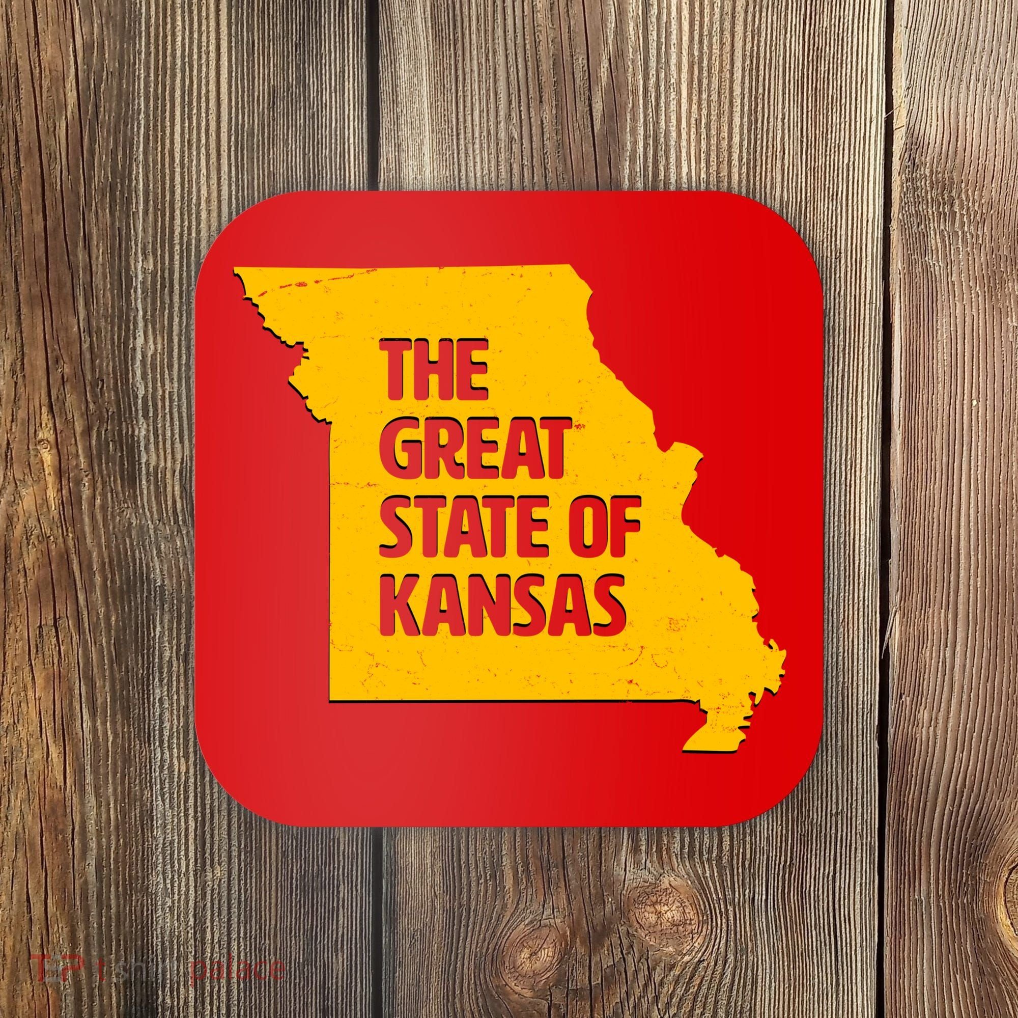 The Great State Of Kansas Coaster