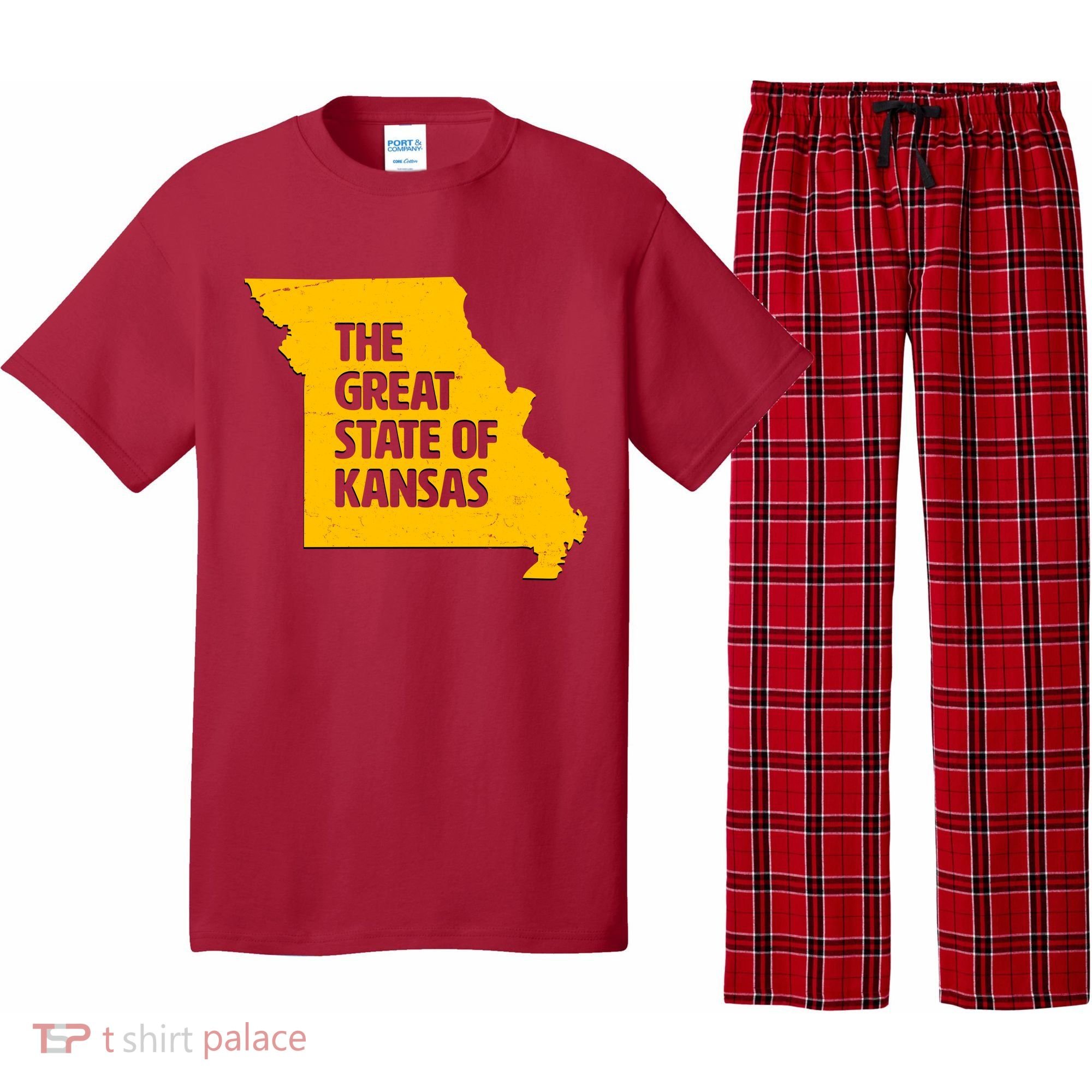 The Great State Of Kansas Pajama Set