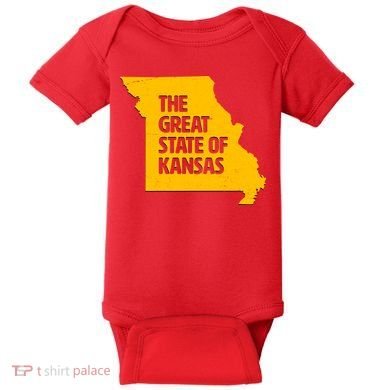 The Great State Of Kansas Baby Bodysuit