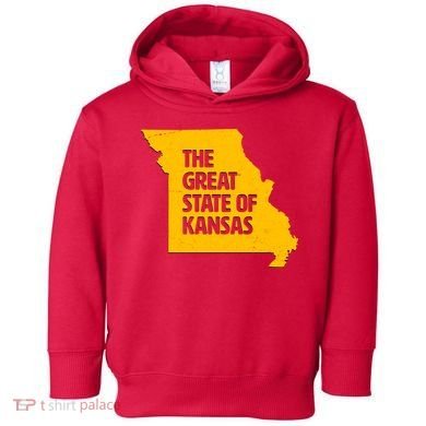 The Great State Of Kansas Toddler Hoodie