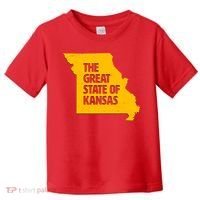 The Great State Of Kansas Toddler T-Shirt thumb 0