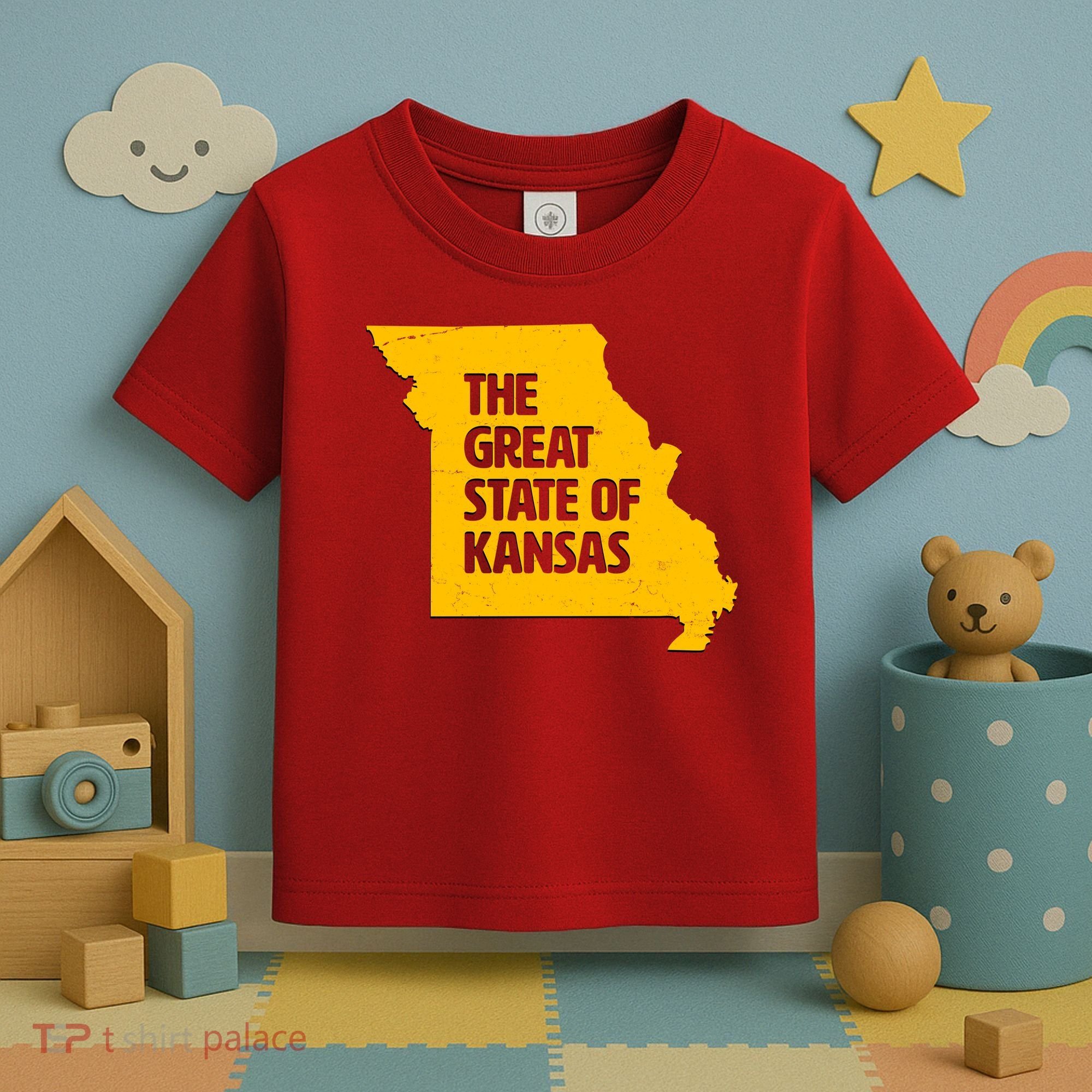 The Great State Of Kansas Toddler T-Shirt