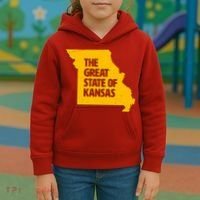 The Great State Of Kansas Kids Hoodie thumb 3