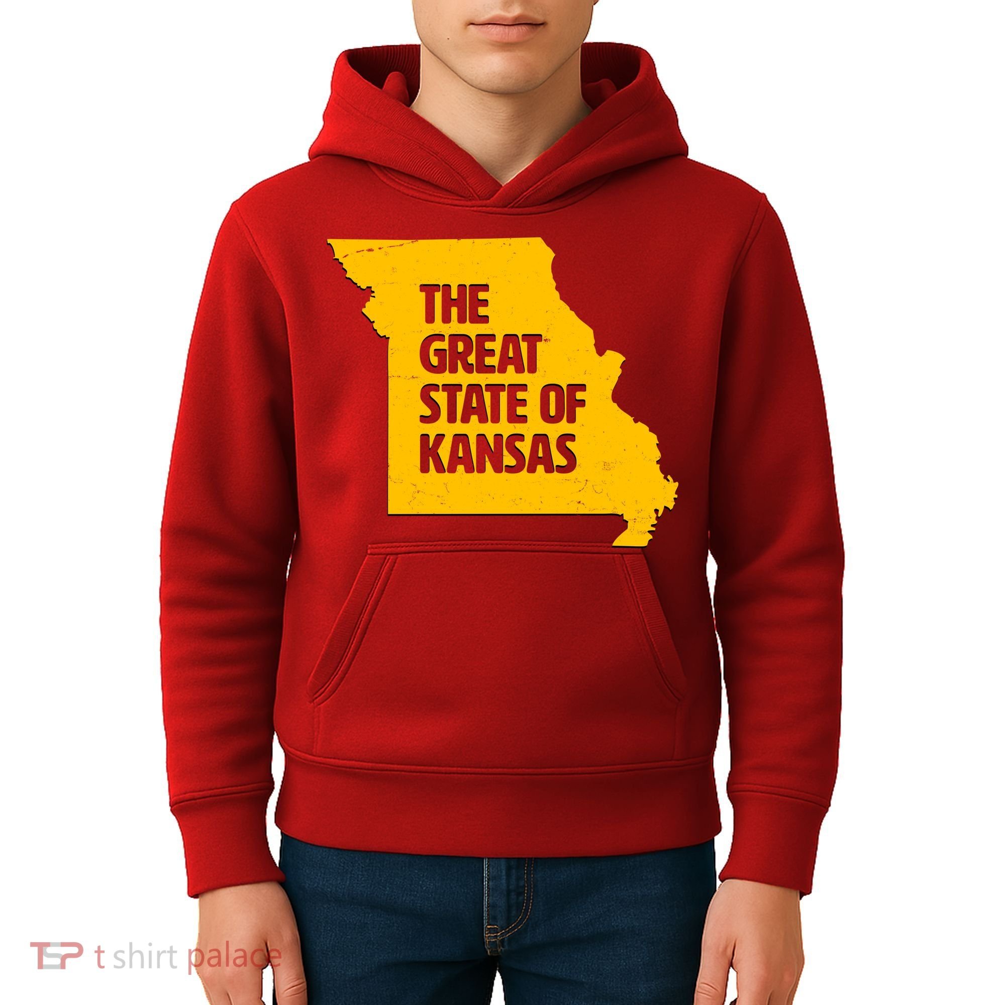 The Great State Of Kansas Kids Hoodie
