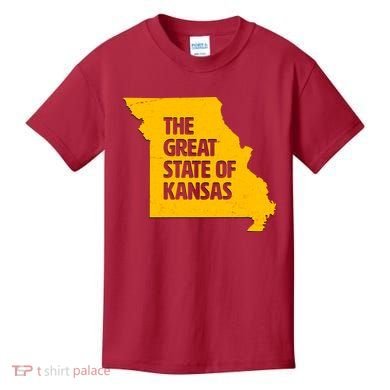 The Great State Of Kansas Kids T-Shirt