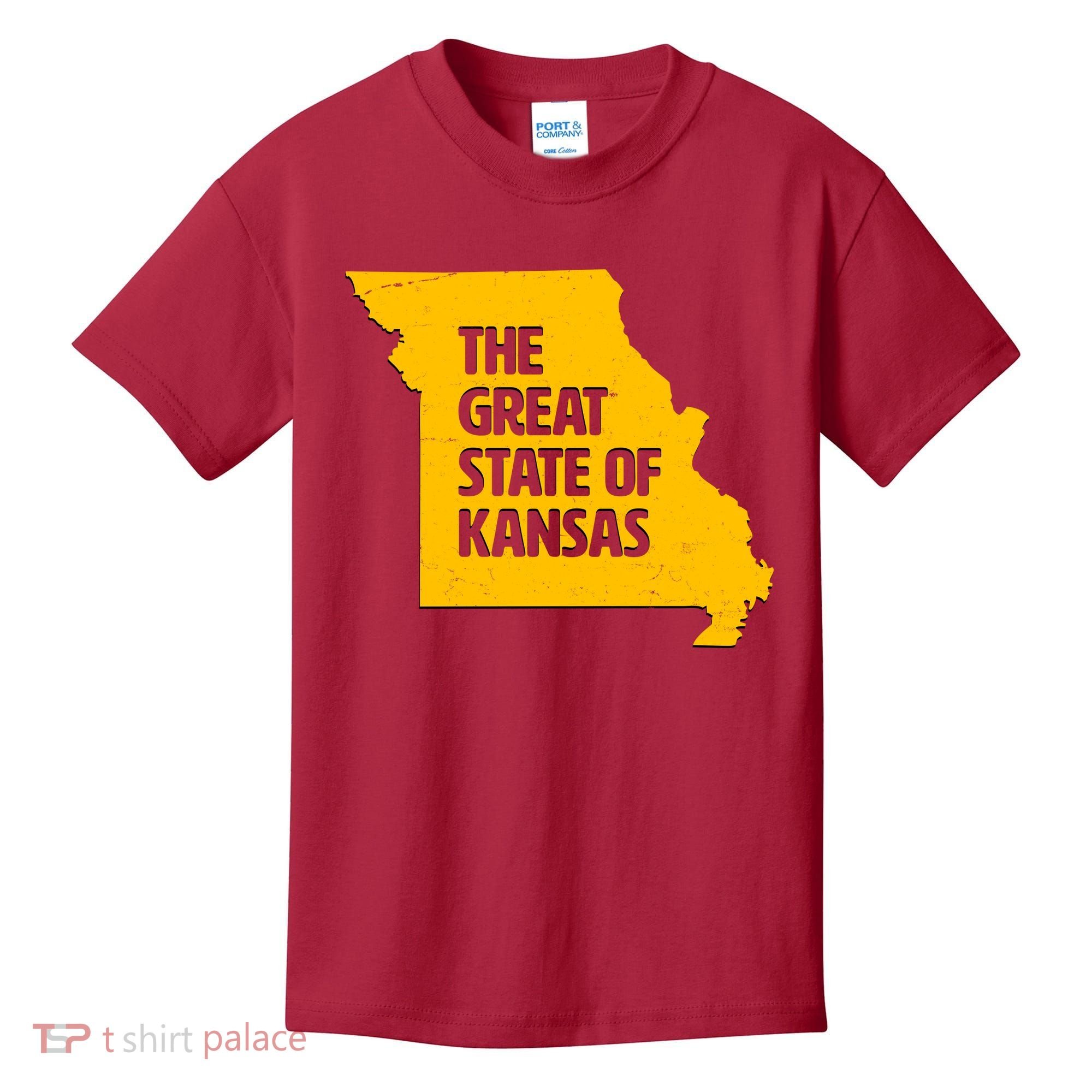 The Great State Of Kansas Kids T-Shirt