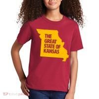 The Great State Of Kansas Kids T-Shirt thumb 2
