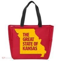 The Great State Of Kansas Tote Bag thumb 0