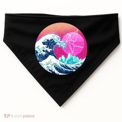 The Great Vapor-Wave USA-Made Doggie Bandana