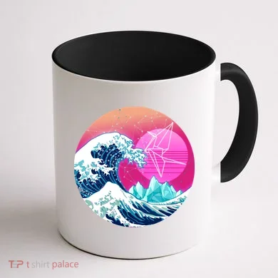 The Great Vapor-Wave Coffee Mug back