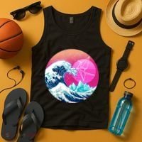 The Great Vapor-Wave Tank Top thumb 4