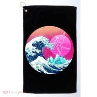 The Great Vapor-Wave Golf Towel thumb 0