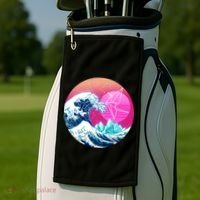 The Great Vapor-Wave Golf Towel thumb 2