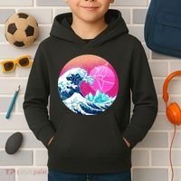 The Great Vapor-Wave Kids Hoodie thumb 2