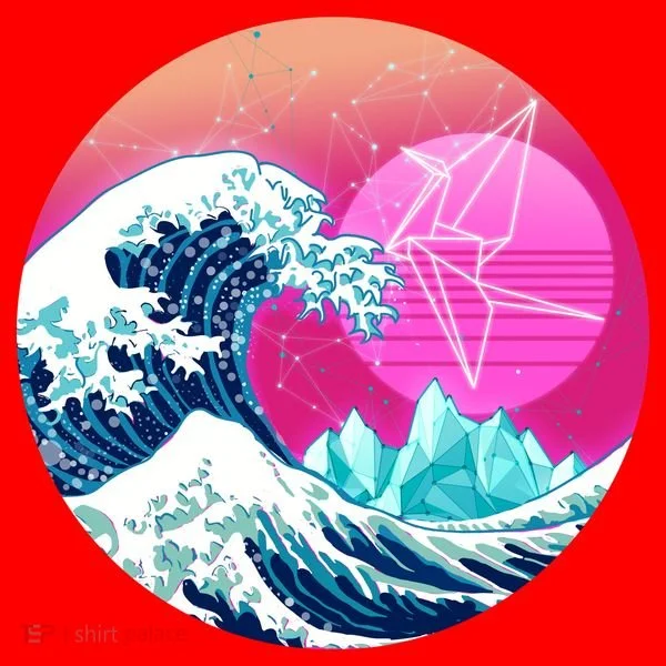 The Great Vapor-Wave Santa Hat