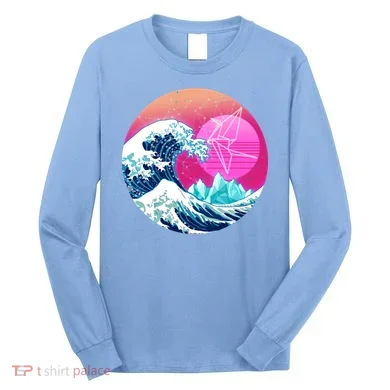 The Great Vapor-Wave Long Sleeve Shirt