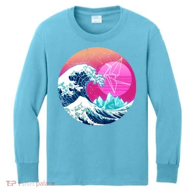 The Great Vapor-Wave Kids Long Sleeve Shirt