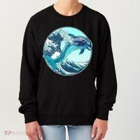 The Great Wave Dolphin Women's Sweatshirt thumb 0