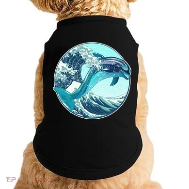 The Great Wave Dolphin Doggie Tank
