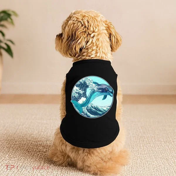 The Great Wave Dolphin Doggie Tank