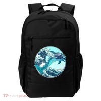 The Great Wave Dolphin Backpack thumb 0