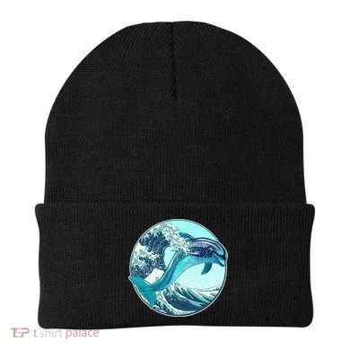 The Great Wave Dolphin Beanie