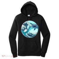 The Great Wave Dolphin Women's Hoodie thumb 0