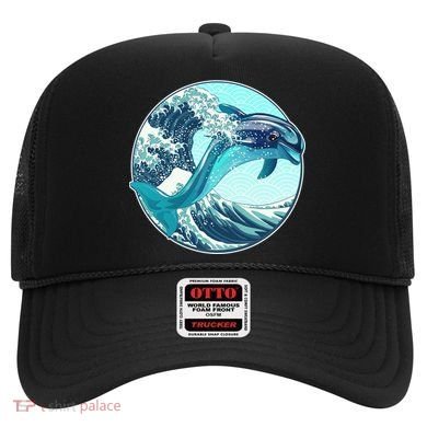 The Great Wave Dolphin Hat