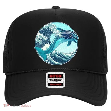 The Great Wave Dolphin Hat