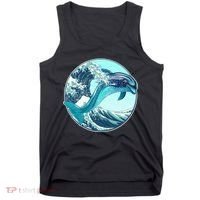 The Great Wave Dolphin Tank Top thumb 0