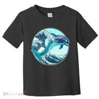 The Great Wave Dolphin Toddler T-Shirt thumb 0