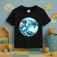 The Great Wave Dolphin Toddler T-Shirt thumb 3