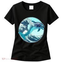 The Great Wave Dolphin Women's T-Shirt thumb 0