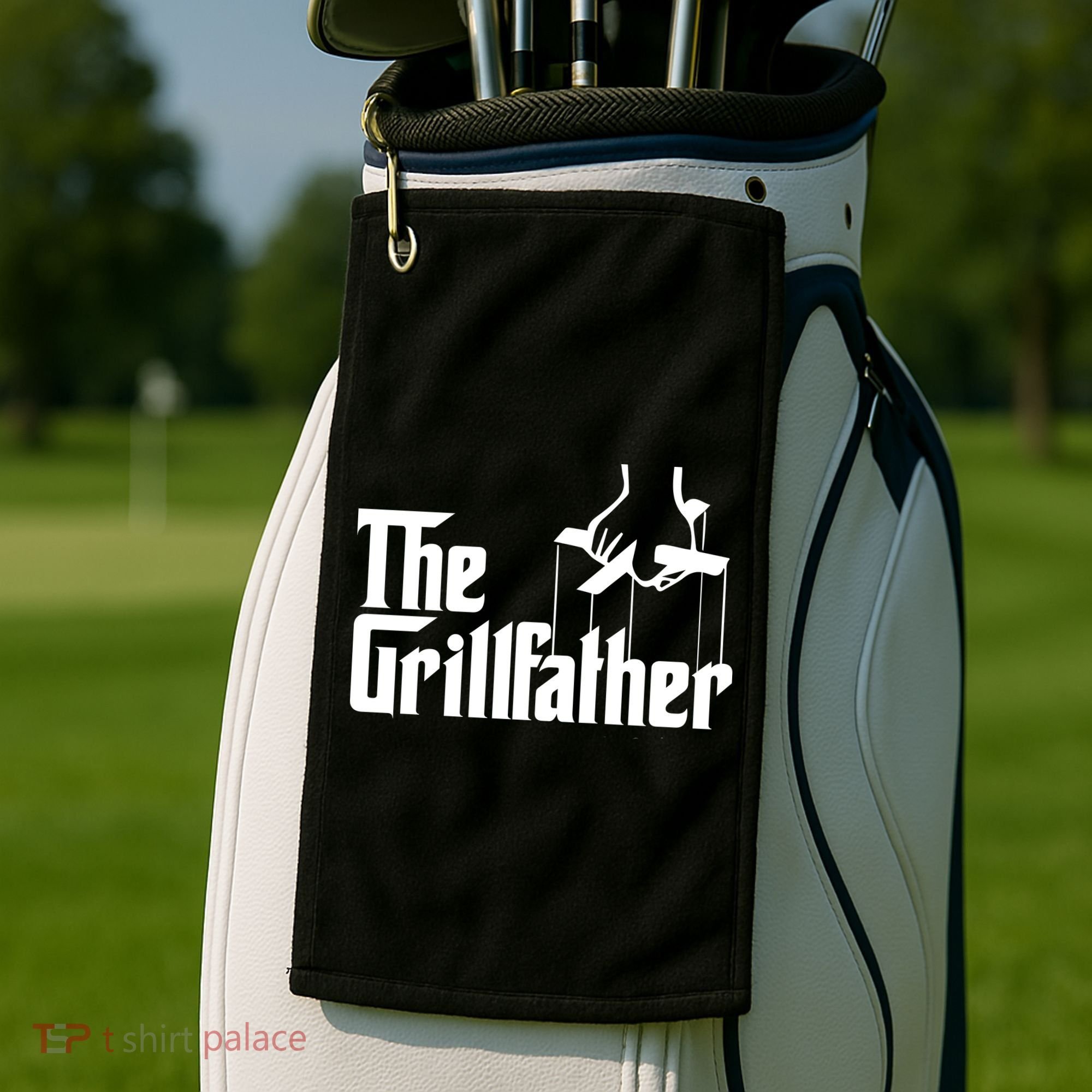 The Grillfather  Golf Towel