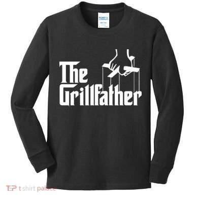 The Grillfather  Kids Long Sleeve Shirt