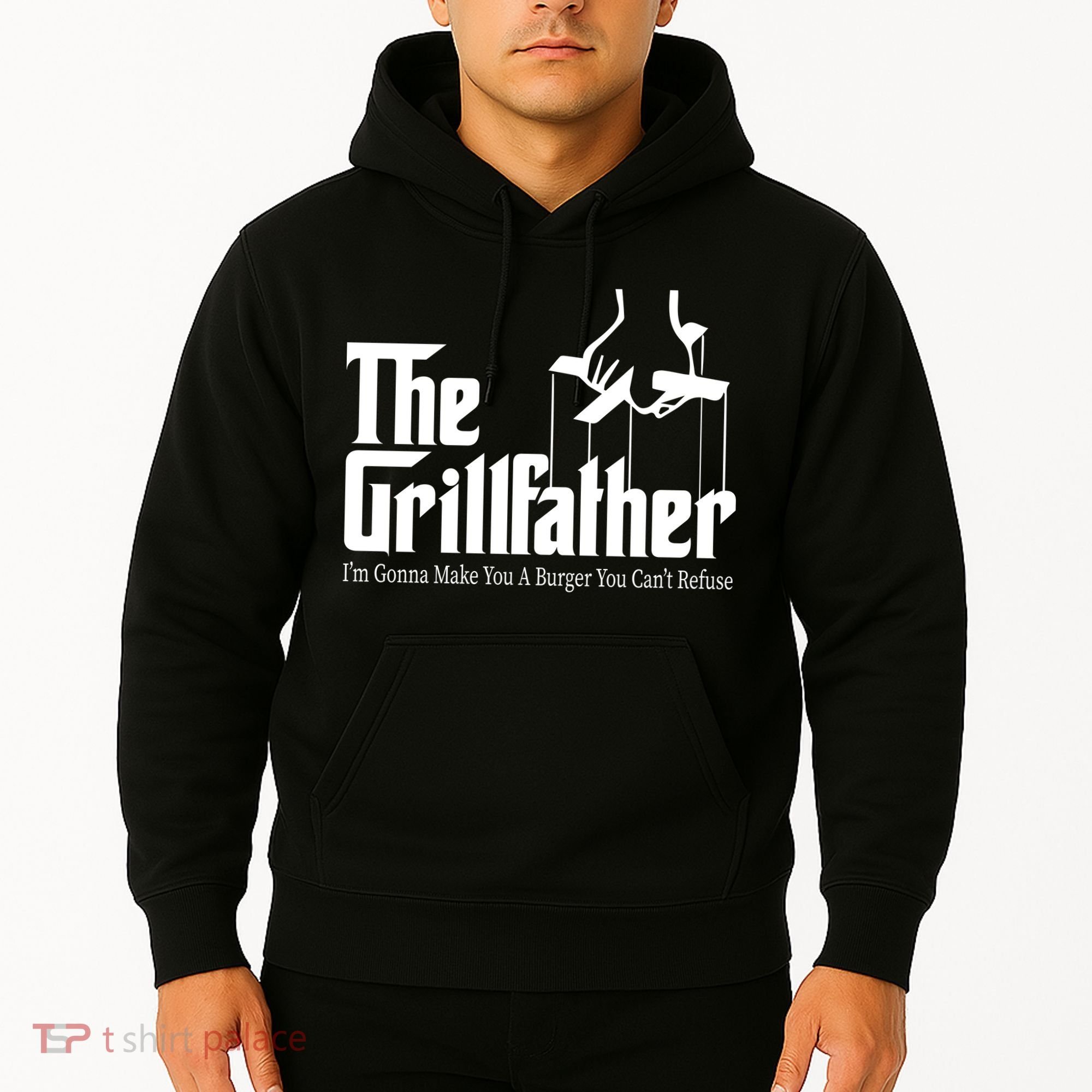 The Grillfather Burger You Can't Refuse Hoodie