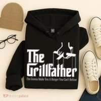 The Grillfather Burger You Can't Refuse Hoodie thumb 4