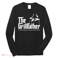 The Grillfather Burger You Can't Refuse Long Sleeve Shirt thumb 0