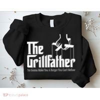 The Grillfather Burger You Can't Refuse Sweatshirt thumb 2