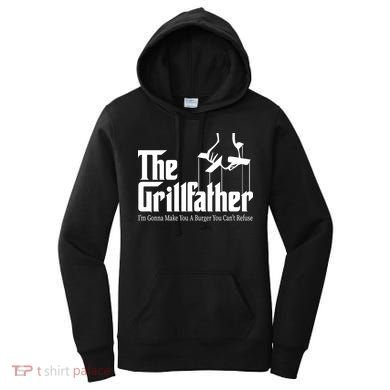 The Grillfather Burger You Can't Refuse Women's Hoodie