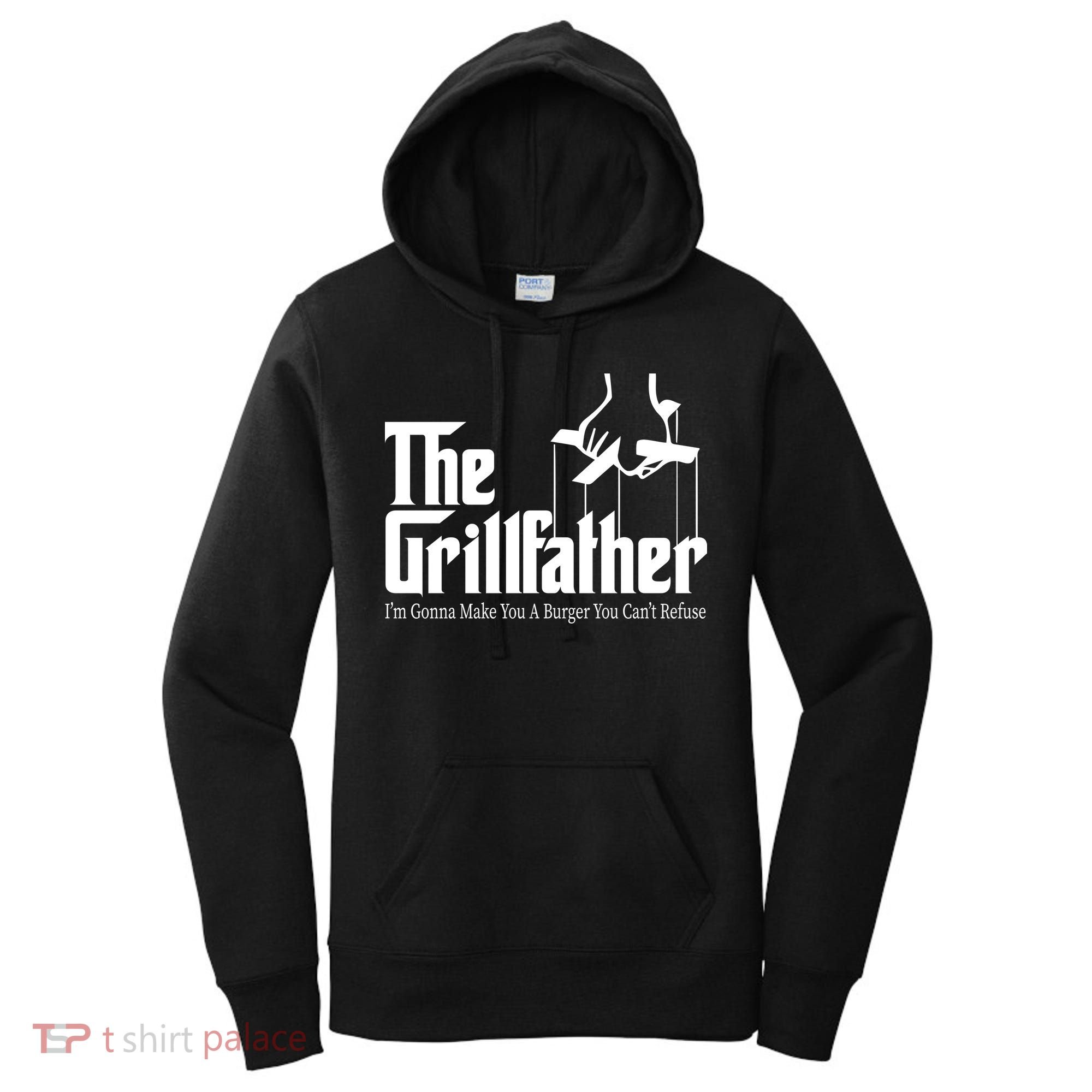 The Grillfather Burger You Can't Refuse Women's Hoodie