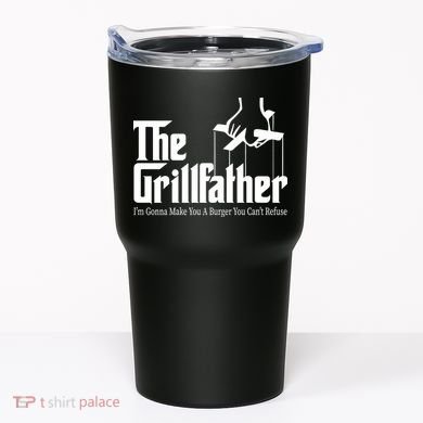 The Grillfather Burger You Can't Refuse Tumbler