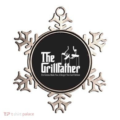 The Grillfather Burger You Can't Refuse Ornament