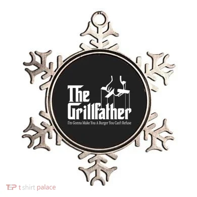 The Grillfather Burger You Can't Refuse Ornament