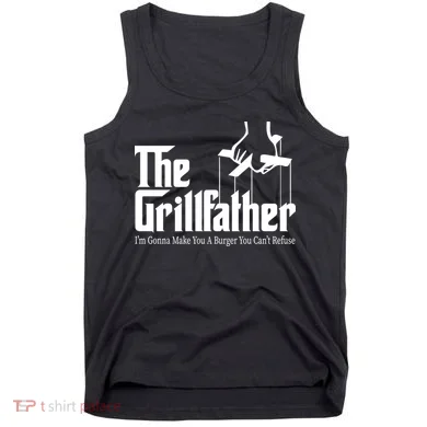 The Grillfather Burger You Can't Refuse Tank Top
