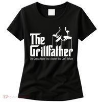 The Grillfather Burger You Can't Refuse Women's T-Shirt thumb 0