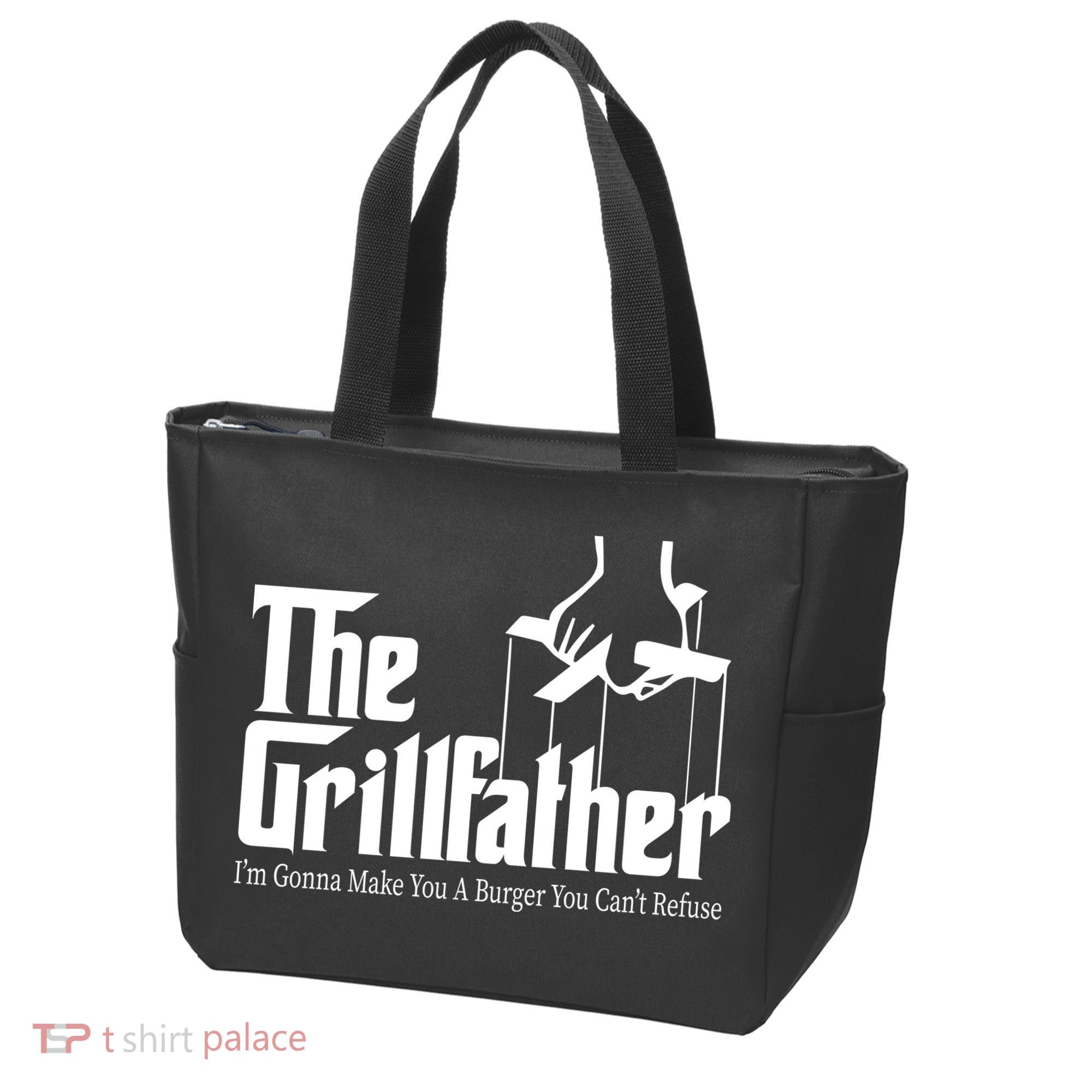 The Grillfather Burger You Can't Refuse Tote Bag