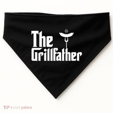 The Grillfather Father's Day Grill USA-Made Doggie Bandana